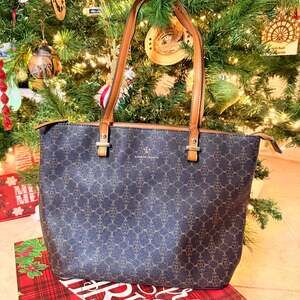 Nanette Lepore Chocolate Logo Tote Bag and Crossbody